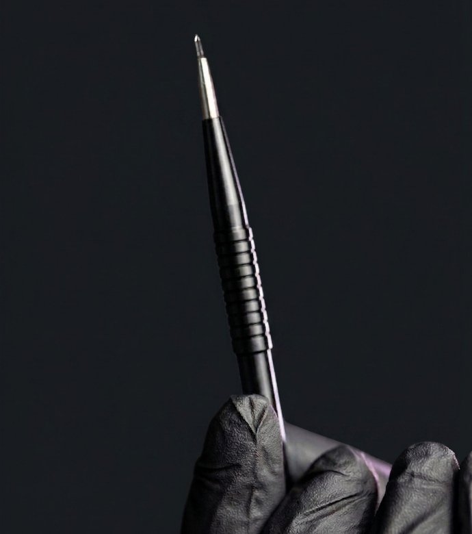 Saç ekim merkezleri için diamond FUE teknolojisini temsil eden cerrahi uç görseli